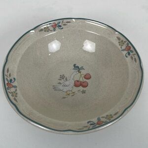 International China Marmalade 8868 Goose Bowl Stoneware Cherries Vintage 90s